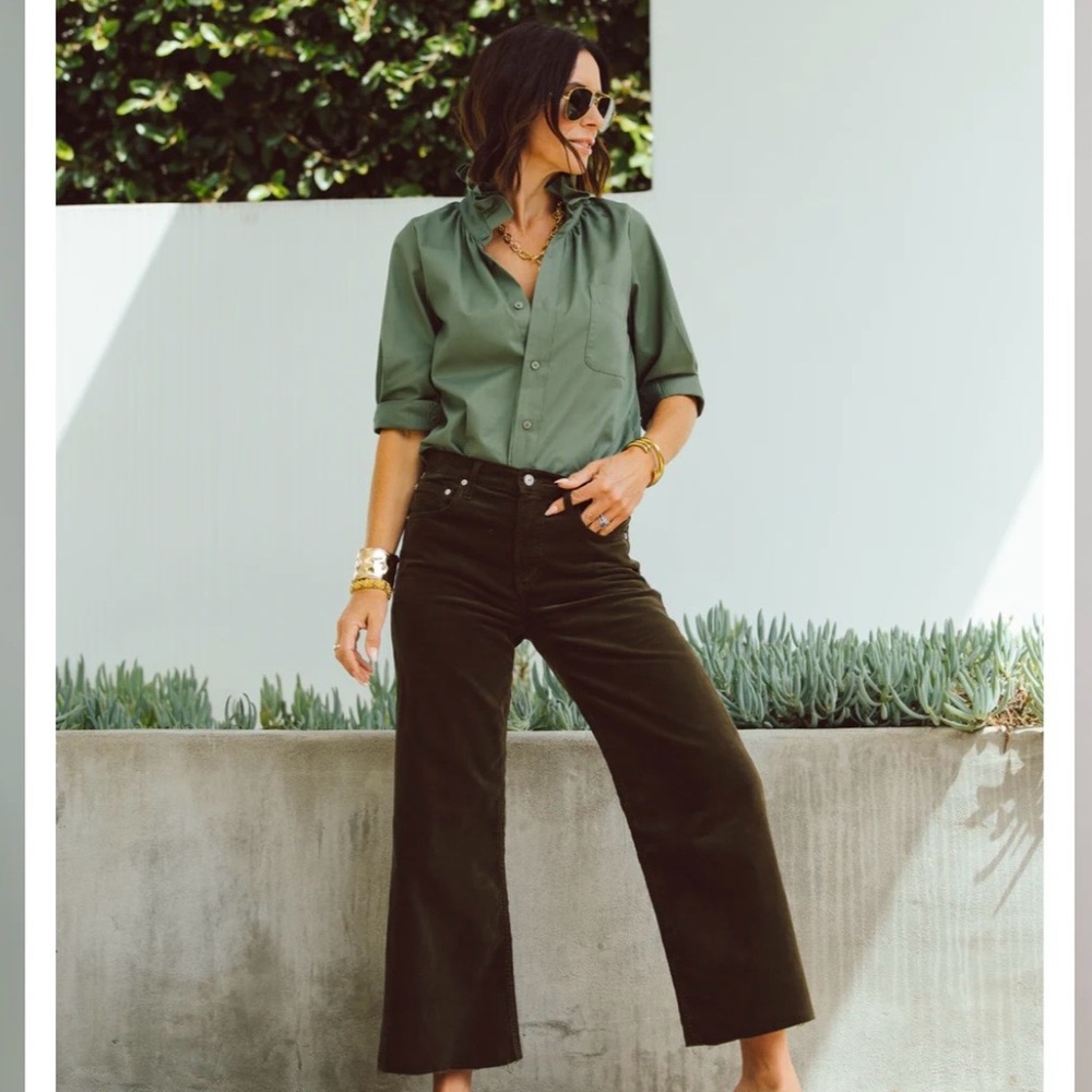 KMJ Southern lover Demi fit Olive Small NWT